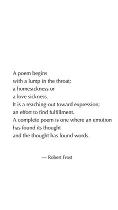 a poem written by robert frost about the poem