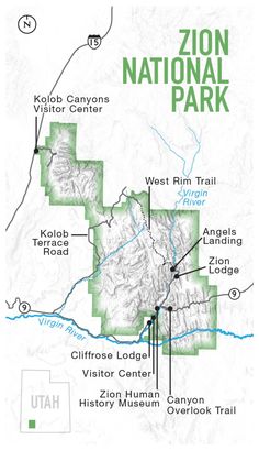 the map for the national park