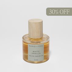 a bottle of sand - foq vanilla eau de parfum oil