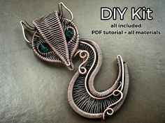 an image of a wire jewelry making kit with the words diy kit on it