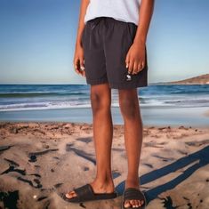 Closet Staple. Board Shorts, Swim Trunks From Abercrombie & Fitch In A Boys Size 11/12. Color Is Dark Navy Blue With White Embroidered Logo. Mesh Short Inside. Velcro Back Pocket. Hidden White Tie Inside For Waist. Inseam 7.50". Outer Length Waist To Bottom Hem 17.50". Rare, Super Hard To Find New As They Are No Longer Available. Forgot We Bought These, Never Worn. New With Tags Attached. New To Poshmark? Arrive Here From A Search? Create An Account, And Use The Code Lasmada To Receive A $10 Cre White Swim Trunks, Blue Board, Boys Swim Shorts, Mesh Short, Kids Line, Boys Swim Trunks, Blue And White Style, Boys Swim, Mesh Shorts