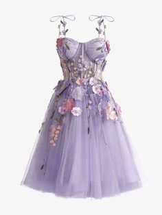 Feminine Lavender Dress With Sweetheart Neckline, Purple Sweetheart Neckline Dress For Prom Season, Purple Sweetheart Neckline Dress For Prom, Lavender Prom Dress For Summer, Lavender Summer Prom Dress, Spring Tulle Dress With Sweetheart Neckline, Lavender Dress With Sweetheart Neckline For Prom, Lavender Sweetheart Neckline Prom Dress, Sleeveless Lavender Tulle Dress