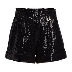 Reagan Sequin Shorts Olivia Black, Sequin Shorts, Denim Short, Alice Olivia, Denim Shorts, Elastic Waist, Sequin, High Waisted, Womens Shorts