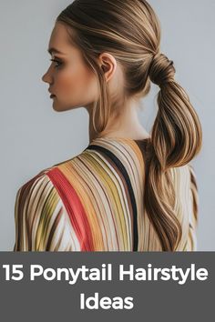 Discover the versatility of ponytail hairstyles that are effortless to achieveideal for all occasionsFrom laid-back days to classy affairs such as weddingsthese styles cater to every eventWhether you fancy a polished appearance with fringe or a detailed design adorned with braidsponytails cater to diverse preferencesEmbrace various options tailored to your mood and attirewhether it's a minimalist low ponytail or an elegant braided rendition exuding sophistication. Fancy Ponytail Hairstyles Straight Hair, Cute Ponytails Straight Hair, Ponytail Hairstyles Easy Medium Length, Casual Ponytail Hairstyles, Work Ponytail, Normal Ponytail, Professional Ponytail, Ponytail Hairstyles With Bangs, Japanese Ponytail