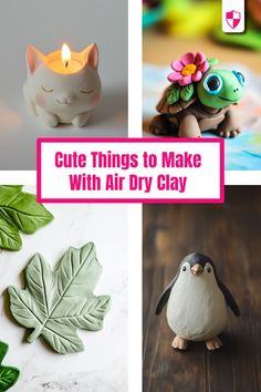 Stuck on what to create with air-dry clay? Find cute small clay ideas and functional clay art projects perfect for gifts or personal use. Save this pin for DIY craft inspiration you can share with friends later! Air Dry Clay Person, Air Dry Clay Projects Christmas Gifts, Air Dry Clay Ideas Easy For Kids, Air Dry Clay Kitchen Ideas, Useful Things To Make With Clay, Christmas Clay Crafts Air Dry, Things To Make With Oven Bake Clay, Kids Air Dry Clay Projects, Cute Polymer Clay Figures