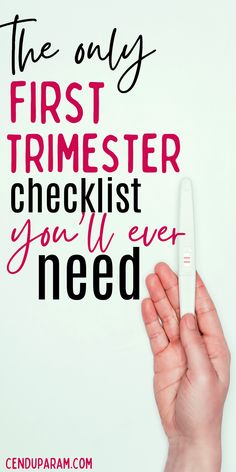 the only first trimester essentials that you actually need get 1 asap