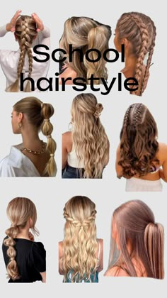 Cute Sporty Hairstyles, Cute Hairstyles For School, Hair Styles To Try