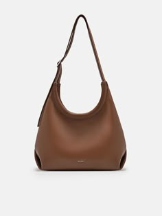 Naomie Hobo Bag, Brown Clear Backpacks, Gingham Tops, Bowling Bags, Canvas Shoulder Bag, Chain Shoulder Bag, Leather Mini, Leather Top, Hobo Bag