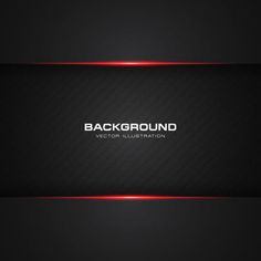 abstract black background with red lines