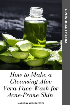 Aloe Vera Face Wash, Aloe On Face, Natural Face Wash