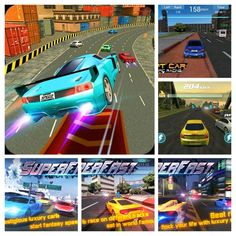 an image of some cars driving down the road in need of speed racing for iphone or ipad