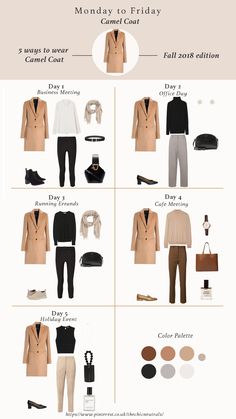 Mode Over 50, Camel Coat Outfit, Winter Coat Outfits, Fashion Capsule Wardrobe, Outfit Chic, Coat Outfit, Capsule Outfits, Fall Outfits For Work, Fashion Capsule