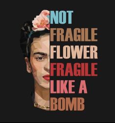 fro fro fro fro is not fragile flower fragile like a bomb