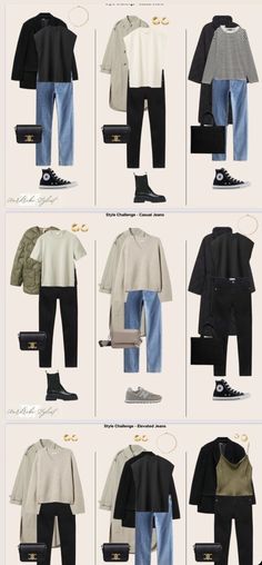 Mode Over 50, Capsule Wardrobe Women, Capsule Wardrobe Outfits, Fashion Capsule Wardrobe, Classic Style Outfits, Clothes And Shoes, Capsule Outfits, Mode Casual, Wardrobe Outfits