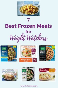 the best frozen meals for weight watchers