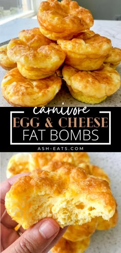 Egg Cheese Muffins, Fluffy Eggs, Fat Bomb, Egg Cheese, Cheese Muffins, Carnivore Diet