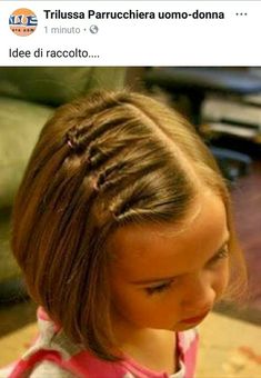 Girls School Hairstyles, Sanggul Modern, Bake Cakes, Easy Hairstyles For School, Toddler Hairstyles Girl, Hair Kids, Hairdos For Short Hair