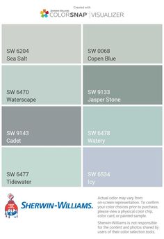 the color scheme for sherylin williams's paint colors