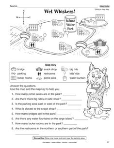 worksheet for reading and writing about water