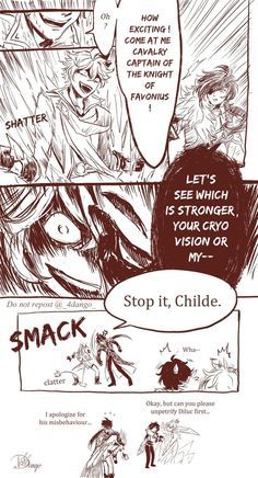 an image of a comic strip with the title'stop it child '