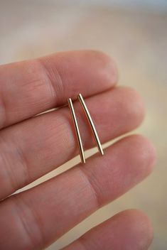 Gold Bar Stud earrings in 14K Gold fill, short gold bar stud, gold fill bar post earrings, gold bar Bar Post, Gold Bar Earrings Studs, Jewelry Design Studio, Gold Bar Earrings, Flat Back Earrings, Bar Stud Earrings, Bar Studs, Symbolic Jewelry, Diy Wire Jewelry