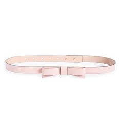 Cinch Your Waist With This Rich Leather Belt Centered With A Delightful Bow And Fastened With Push Studs. Push Pin Closure. Center Front Bow Design. Leather 19mm Bow Color Pink Shadow (652) Sizes: S, L, Pink Bow Belt, Elegant Pink Kate Spade Jewelry, Kate Spade Pink Leather Wallet, Elegant Pink Kate Spade Earrings, Kate Spade Pink Bags With Gold-tone Hardware, Glitter Bag, Pink Belt, Gold Glitter Bow, Crystal Belt