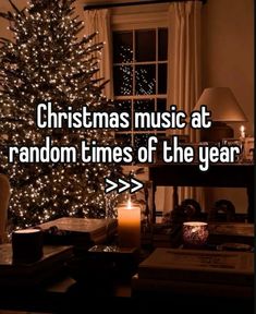 christmas music at random times of the year