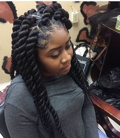 Big Jumbo Twist, Jumbo Senegalese Twist Hairstyles, Jumbo Twist Braids Hairstyles, Jumbo Rope Twist, Cornrow Updo On Natural Hair, Jumbo Twist Braids, Hairstyles Faux Locs, Hairstyles Twist, Box Twists