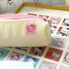 Sanrioed Hello Kitty Plush Pencil Case My Melody Cinnamoroll Purin Car – Brand My Case Cute White Pencil Case For Back To School, Cute White Pencil Case For Daily Use, Cute Portable White Pencil Case, White Casual Pencil Case For School, Cute White Rectangular Pencil Case, Cute White Pencil Case, Cute Everyday Pencil Case For Back To School, Cute Design Pencil Case For Daily Use, Cute Travel Pencil Case