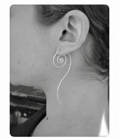 Selling Handmade Items, Spiral Earrings, Wire Earrings, Recycled Sterling Silver, Hair Cut, Silver Jewellery, Bling Bling, Lollipop, Wire Jewelry