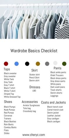 Wardrobe Checklist, Grey T Shirt Dress, Capsule Wardrobe Checklist, Essential Wardrobe Pieces, Mode Tips, Fall Wardrobe Essentials, Wardrobe Pieces