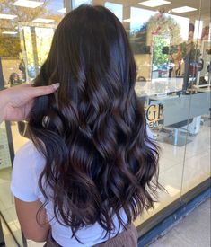 Brown Hair Darker Highlights, Black Hair Foilayage, Sunkissed Brunette Balayage On Black Hair, Subtle Dark Brown Balayage On Black Hair, Dark Brown With Brown Balayage, Black Hair For Brunettes, Balayage On Jet Black Hair, Dark Brown Hair Black Highlights, Brown Bolyoge