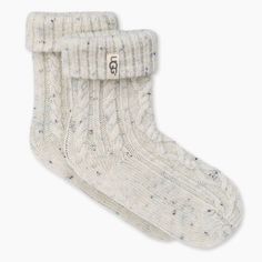 Cozy Cable Knit Socks ,11" Height , Fits K13 -3, K 3-6 White Uggs, Ugg Socks, Affordable Clothing Websites, Cable Knit Socks, Ugg Kids, Ugg Accessories, Winter Outfits Warm, Ruffled Socks, Fluffy Socks