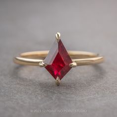 kite ruby Ruby And Gold Engagement Ring, Red And Gold Engagement Ring, Marquise Ruby Ring, Ruby Aesthetic, Lozenge Diamond, Ring Upgrade, Marquise Diamond Engagement Ring, Bling Ring, Basket Setting