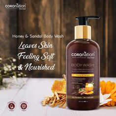 Gentle, deep cleansing Honey and Sandal Body Wash is packed with natural antioxidants and anti-microbial properties which help protect, repair, and prevent skin damage. . It helps keep the skin younger looking, improves radiance, and leaves skin very smooth. 😍😍 . . 🛒 Order Now !!! Online Available. . . #bodywash #honey #sandal #buy #buyonline #herbal #natural #organic #cosmetic #products #cosmeticproducts #onlineavailable #coronation Honey Cosmetics, Pure Honey, Cosmetic Products, Cosmetic Packaging, Deep Cleansing, Damaged Skin, Body Skin, Natural Organic, Shower Gel