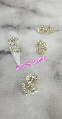 RUSH ORDER: https://www.etsy.com/listing/868925416/rush-order-processing-add-to-cart-then?ref=shop_home_active_1 3D Money Sign Nail Charms 2 money signs per pack! These are Extra Blingy and EXTRA in general Charm Size is approximately 2cm tall and 13cm wide! Now in Silver too! Charms may be customized with an add spinners or on magnet for easy removal Silver Money Dollar Sign:https://www.etsy.com/your/shops/ShasiaBeauty/tools/listings/stats:true Dollar Sign Nails, 3d Nail Charms, White Tongue, Gold Dollar, Money Dollar, Nail Charm, Magnetic Nails, Gold Money, Dollar Sign