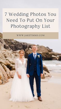 Elopement Couple on Rinsey Beach - 7 Wedding Photos You Need To Put On Your Photography List Photography List, Single Photo, Wedding Family, Miss A, Photography Photos, Put On