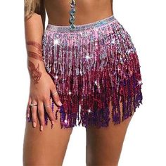 Belly Dance Hip Skirt Tassel Scarf Sequin Wrap Rave Costume 60%Polyester,40%Plastic Machine Wash Fringe Skirt With Shinning Sequins Decorated, Free Style Waistband And Easy To Adjustable. Sequin Fringe Skirt Is Free Size And Suitable For Every Women And Girls.The Waist Length Approx 185cm. Belly Dance Skirt Have Unique And Gorgeous Design,People'll Take More Eyes On You When You Wearing The Special Skirt. Tassel Skirt Is Your Perfect Choice To Match Summer Beach Outfit And Any Other Tops.It Will Sequin Fringe Skirt, Belly Dance Hip Scarf, Rave Skirt, Mini Skirt Party, Belly Dance Skirt, Hip Scarf, Dancer Costume, Tassel Skirt, Rave Costumes