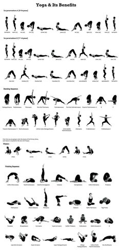 the yoga poses and their variations