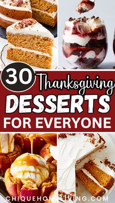 thanksgiving desserts for everyone to enjoy