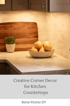 Kitchen Counter Corner Decorating Ideas -Neglecting your kitchen counter's corner? Discover creative ways to maximize this often-forgotten area, regardless of whether you favor rustic charm or modern aesthetics. Uncover ideas tailored to your unique taste and transform that unused space into a standout feature of your kitchen. Kitchen Counter Corner, Corner Decorating, Corner Decorating Ideas, Decor For Kitchen, Corner Decor, Creative Corner, Corner Shelf, Innovative Ideas