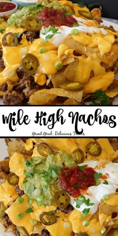 this meal is loaded with nachos and cheese