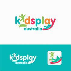 the logo for kids play australia, which is designed to look like a child's playground