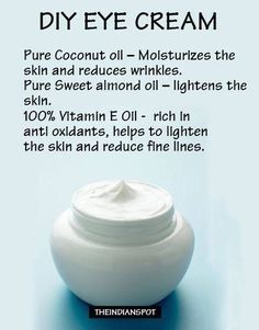 Tons of benefits fro Eye Cream Recipe, Natural Eye Cream, Diy Eye Cream, Hair Oils, Under Eyes, Beauty Remedies