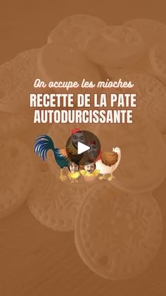 an image of cookies with the words recette de la pate autourcrissante