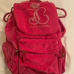 Great Condition Never Used Juicy Couture Backpack, Juicy Couture Vintage, Vintage Juicy Couture, Couture Bags, Juicy Couture Bags, Couture Vintage, Baby Bag, Dream Wardrobe, Juicy Couture