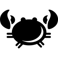 a black and white image of a crab