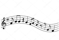 music notes with musical staffs on white background stock photo and royalty free images at getdra com