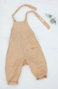 Handmade Linen Overalls | burrowbabywear on Etsy Garden With Friends, Toddler Girl Haircut, Among The Wildflowers, Linen Overalls, Toddler Overalls, Vintage Baby Clothes, Baby Overalls, Boho Kids, Toddler Boy Fashion