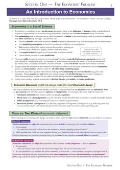 an overview to economic and social science in the united states, with text on it